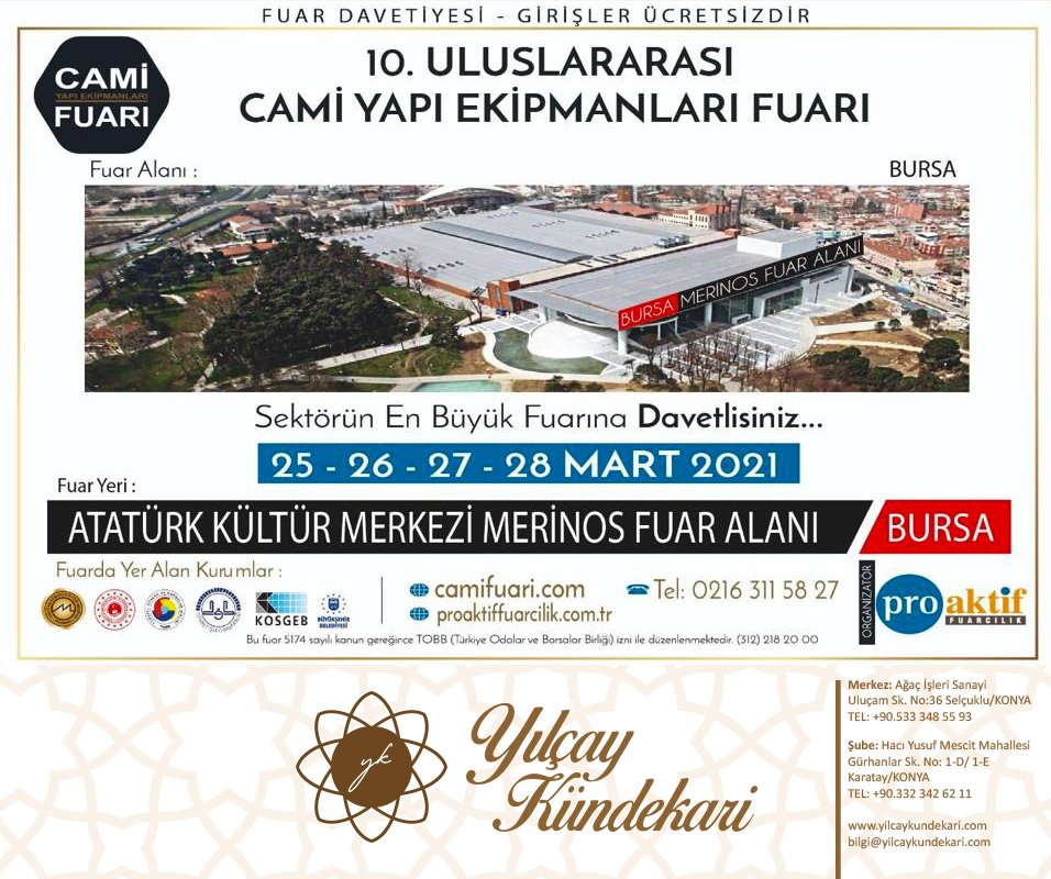 25-28 MART BURSA FUARI